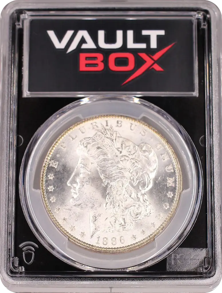 1886 $1 PCGS MS65 FRONT