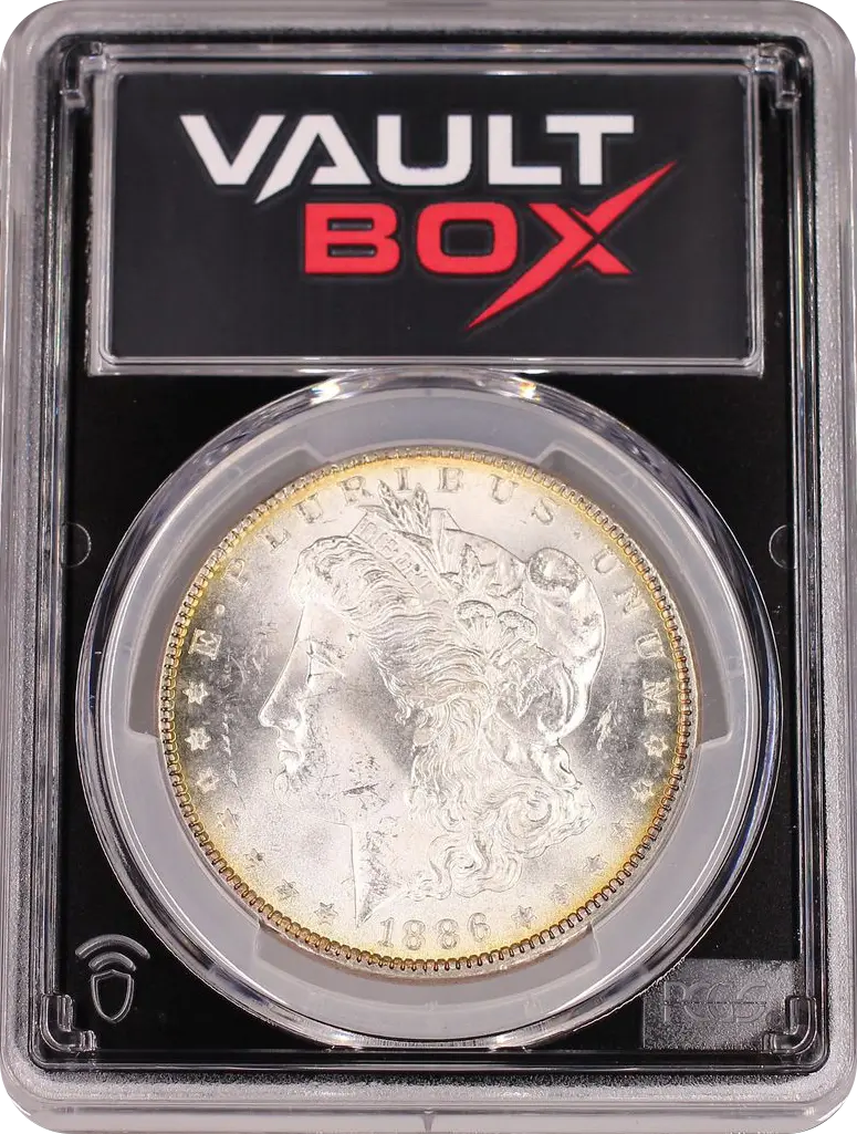 1886 $1 PCGS MS65 FRONT