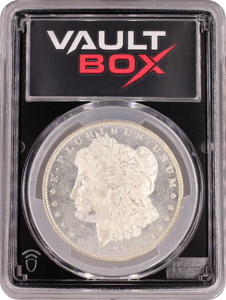 1884-O $1 VAM 6 O/O PCGS MS63PL FRONT