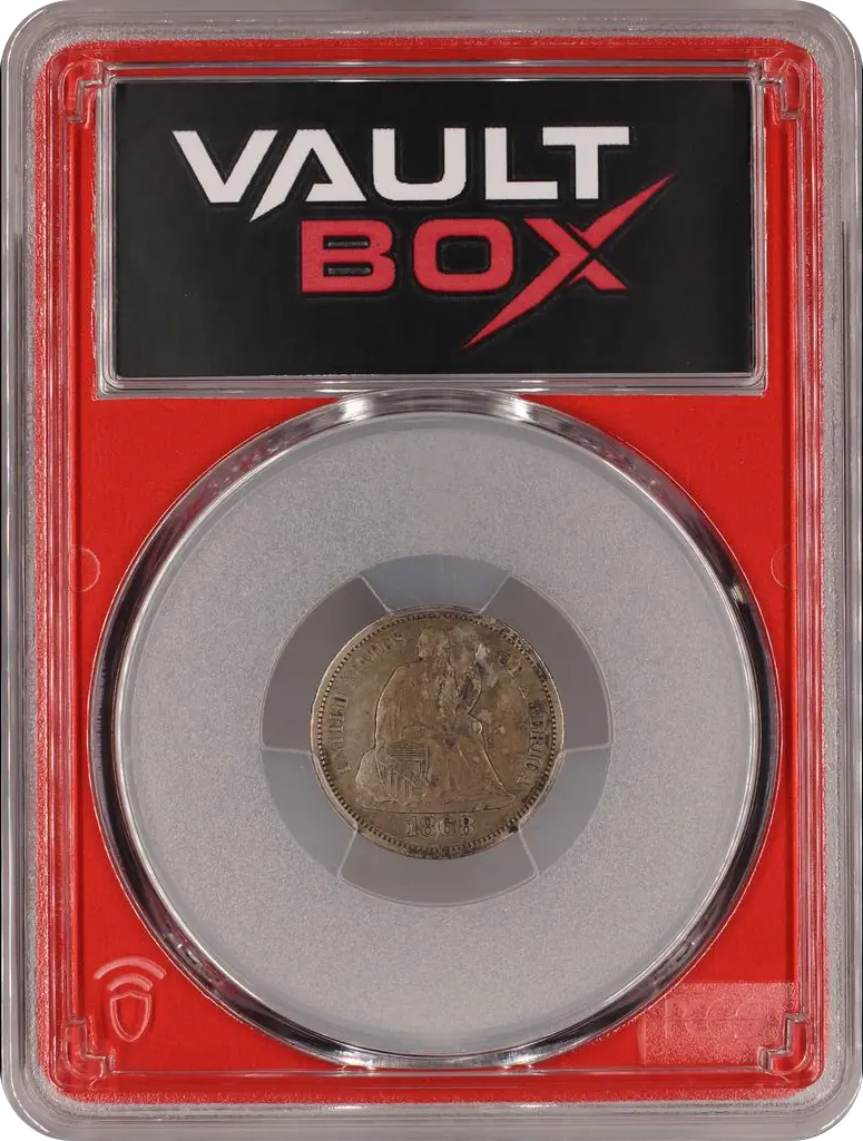 1868-S 10C PCGS XF45 FRONT