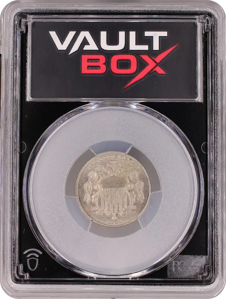1881 5C PCGS PR63 FRONT