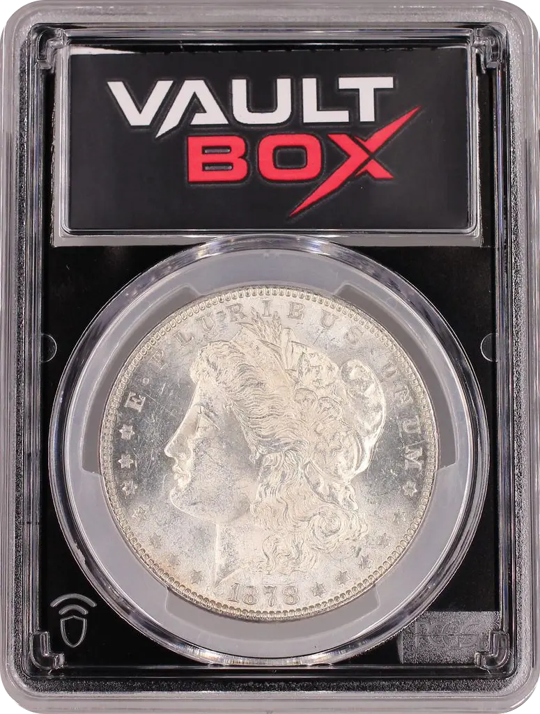 1878 $1 7TF REVERSE OF 1879 PCGS MS61 FRONT