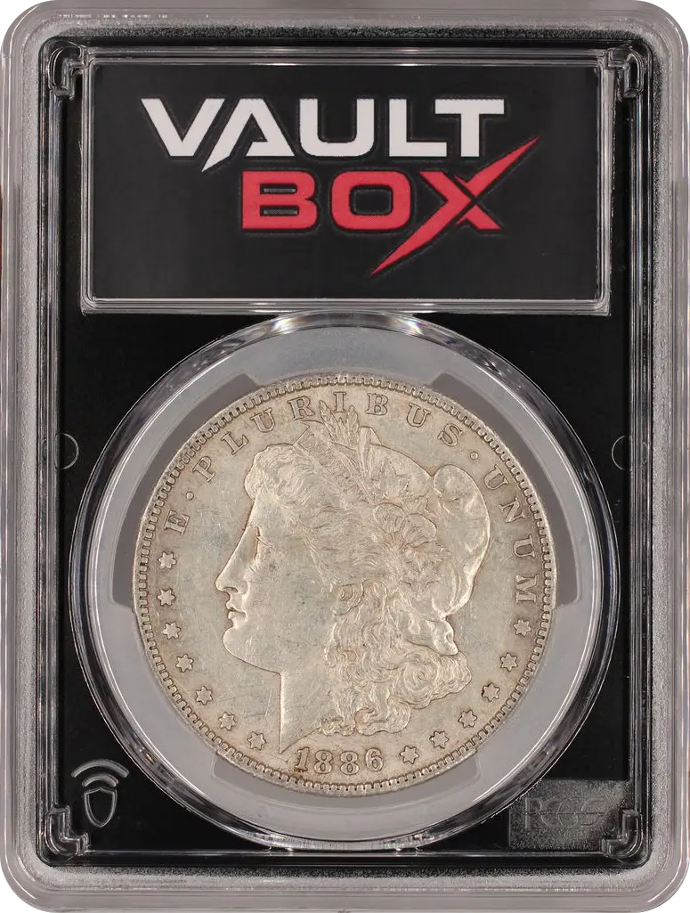1886-S $1 PCGS AU50 FRONT