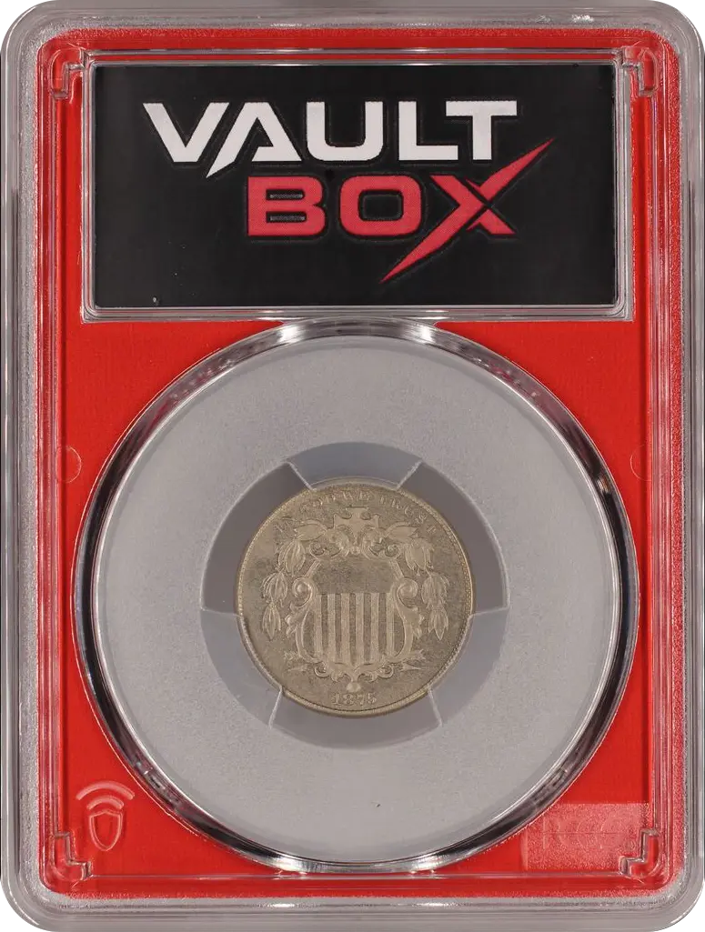 1875 5C PCGS PR63 FRONT