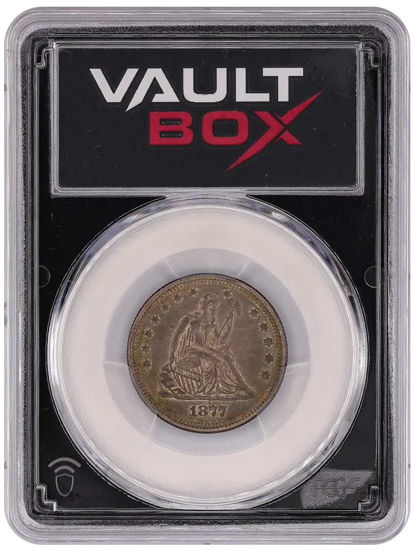 1877-S 25C PCGS AU53 CAC FRONT