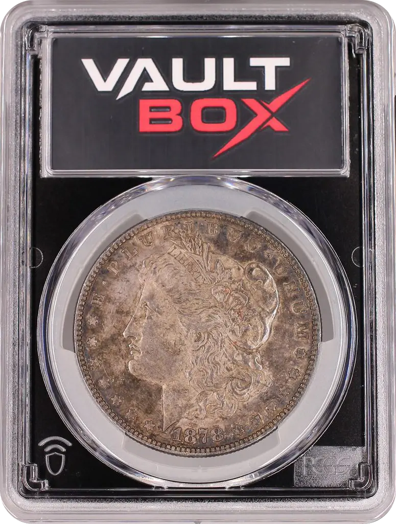 1878 $1 8TF PCGS AU58 FRONT