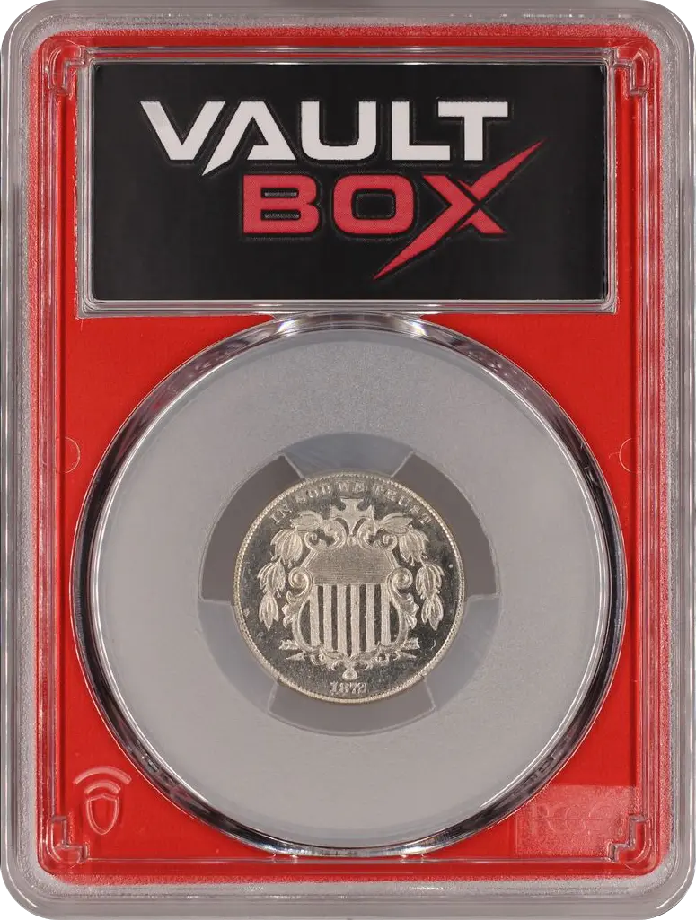 1872 5C PCGS PR65 FRONT