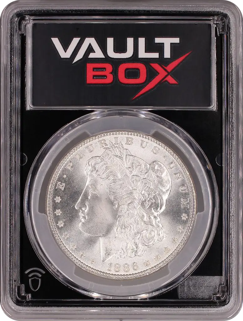 1886 $1 PCGS MS65 FRONT