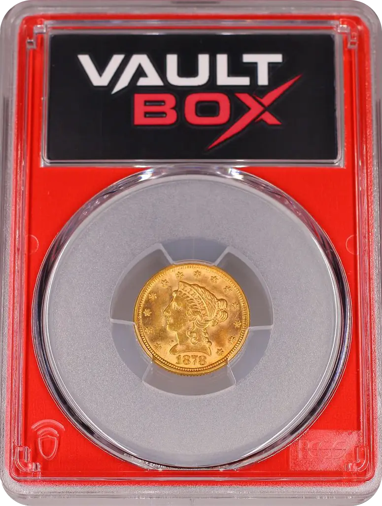 1878 G$2.50 PCGS MS63 FRONT