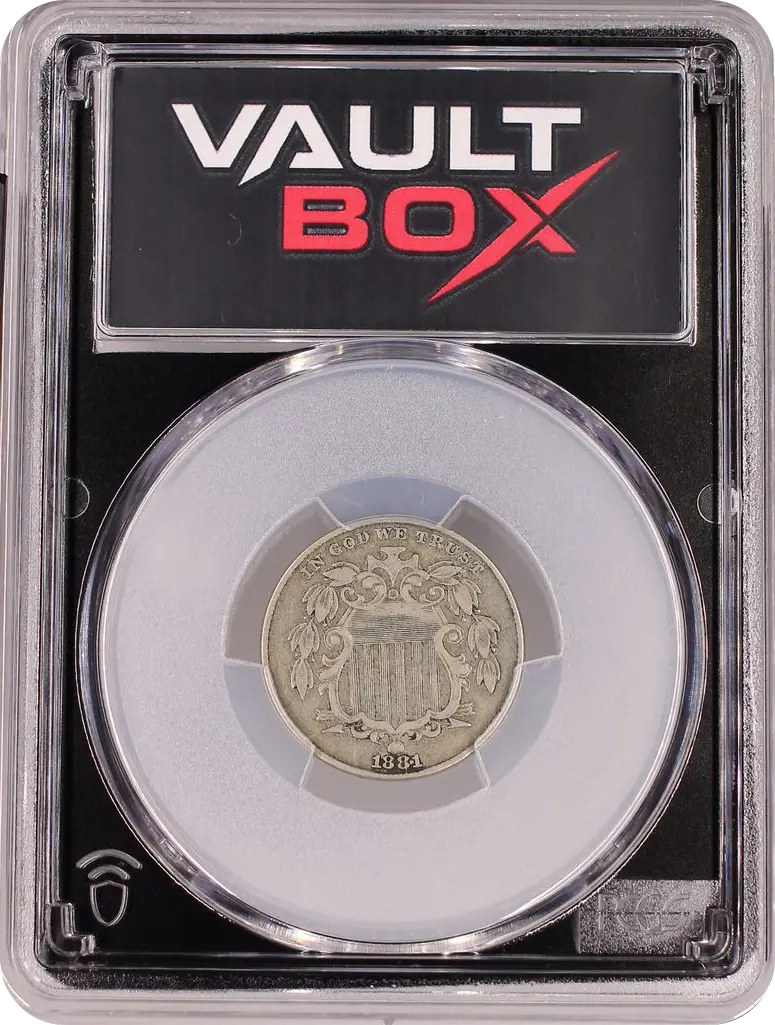 1881 5C PCGS VF35 FRONT