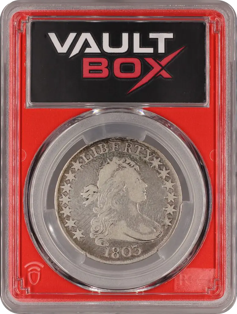 1803 50C LARGE 3 PCGS F15 FRONT