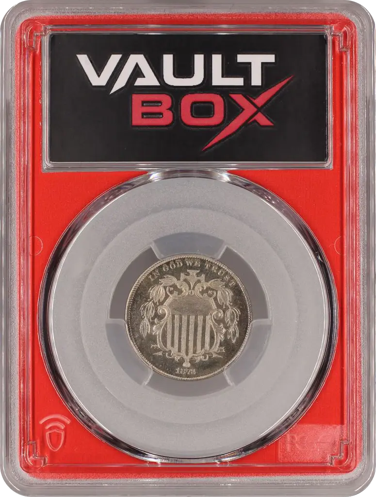 1873 5C CLOSED 3 PCGS PR65 FRONT