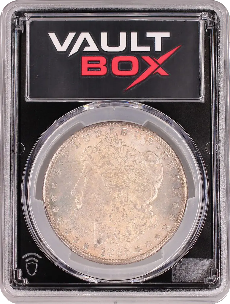 1885-S $1 PCGS MS62 FRONT