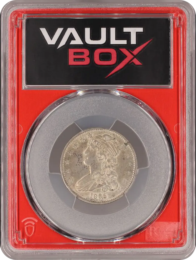 1835 25C PCGS AU53 FRONT