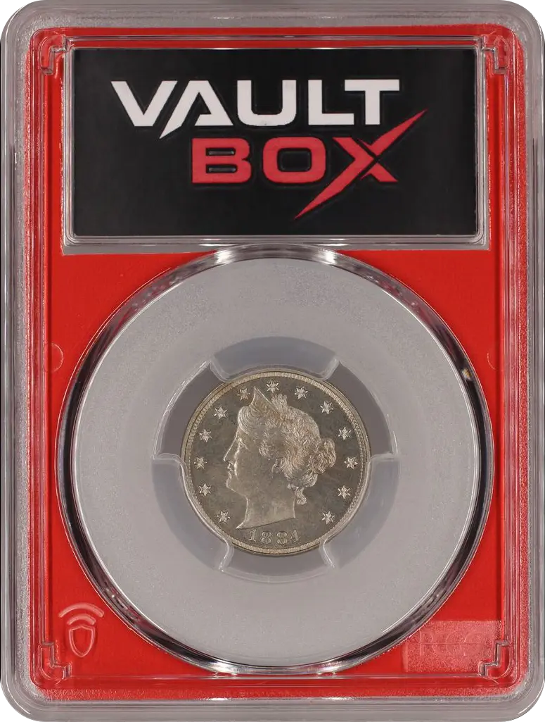 1884 5C PCGS PR65 FRONT