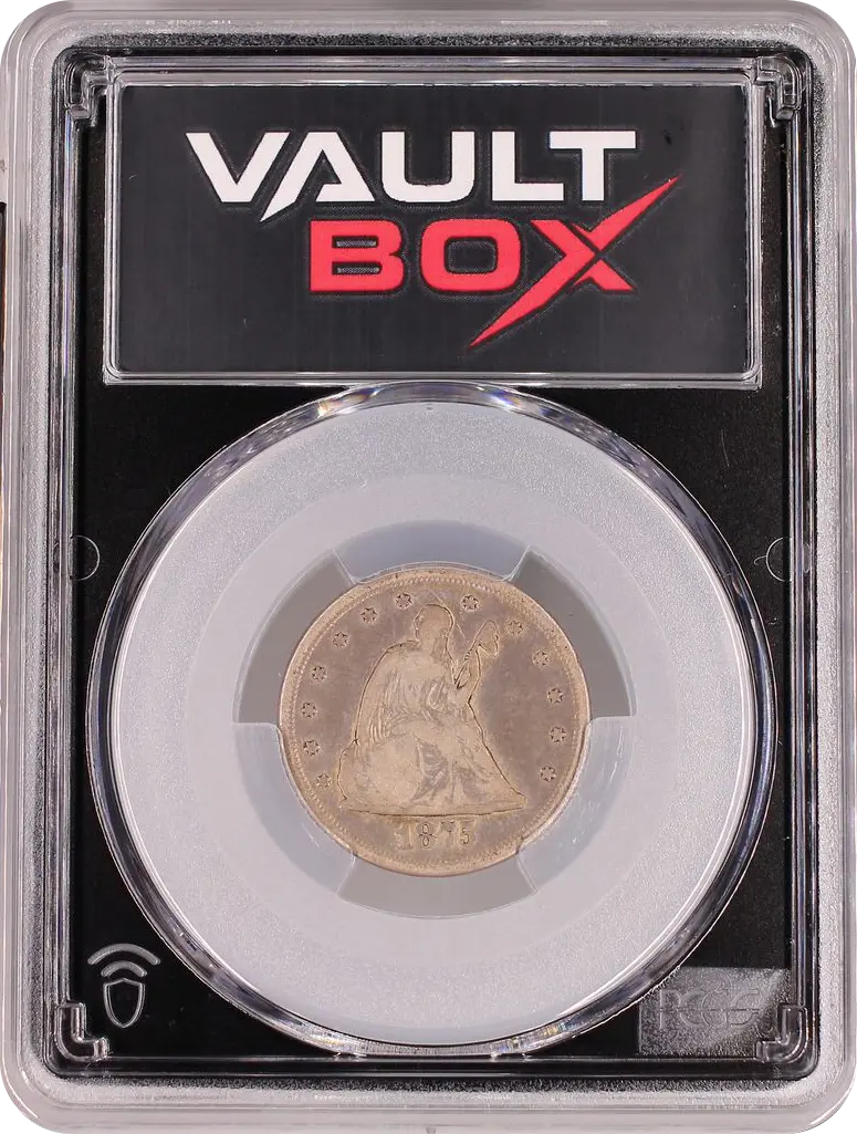 1875-CC 20C PCGS F15 FRONT